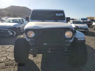 2022 Jeep Gladiator Willys with VIN 1C6HJTAG9NL143314, listed as a Copart auction lot 87974155 with 25,106 mi miles and Salvage title. Bid and sale history available at DreamBid. Image 5.