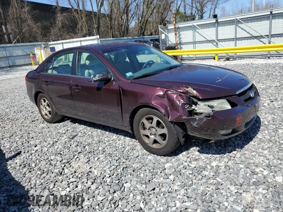 2006 Hyundai Sonata GLS with VIN 5NPEU46F66H012081, listed as a Copart auction lot 53703165 with 131,834 mi miles and Clean Title. Bid and sale history available at DreamBid. Image 4.