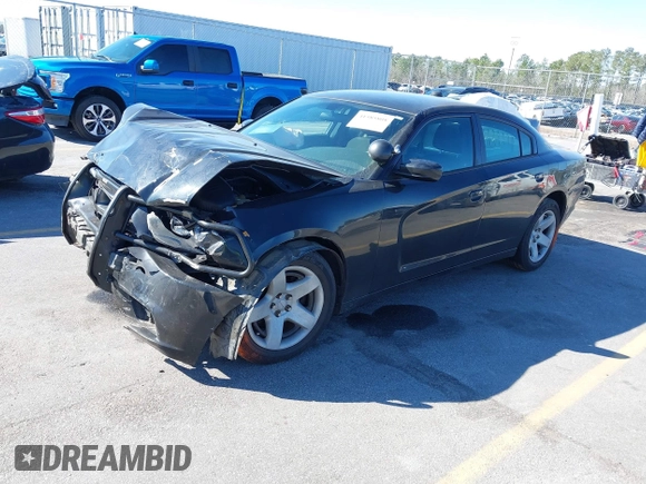 2013 Dodge Charger Police with VIN 2C3CDXAG6DH644971, listed as a IAAI auction lot 41585808 with 265,964 mi miles and . Bid and sale history available at carsss.com. Image 2.
