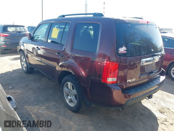 2009 Honda Pilot EX-L with VIN 5FNYF48549B004253, listed as a IAAI auction lot 41824973 with 199,828 mi miles. Bid and sale history available at carsss.com. Image 3.