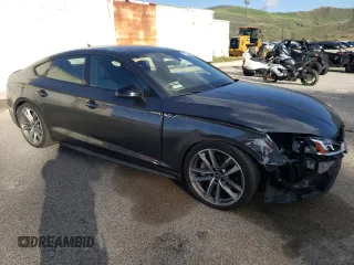 2019 Audi A5 Sportback Premium Plus with VIN WAUENCF5XKA007138, listed as a Copart auction lot 42775813 with 53,501 mi miles. Bid and sale history available at carsss.com. Image 4.