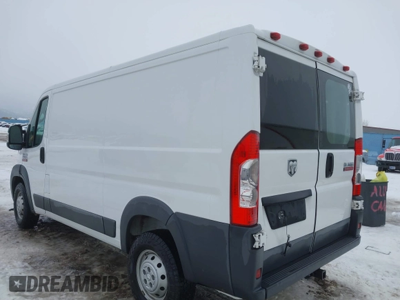 2017 Ram ProMaster Cargo with VIN 3C6TRVAG4HE543664, listed as a IAAI auction lot 41592913 with 55,665 mi miles and . Bid and sale history available at DreamBid. Image 3.