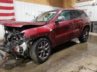 2021 Jeep Grand Cherokee Limited z VIN 1C4RJFBG7MC620544, wystawiony jako Copart lot #49557045 z przebiegiem 59 413 mil mil oraz Szkoda całkowita • Salvage title. Historia ofert i sprzedaży dostępna na DreamBid. Obrazek 1.