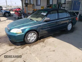 1998 Honda Civic DX with VIN JHMEJ6625WS000750, listed as a Copart auction lot 62486554 with 149,369 mi miles and Salvage Title. Bid and sale history available at carsss.com. Image 1.