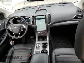 2021 Ford Edge SEL with VIN 2FMPK4J94MBA15436, listed as a Copart auction lot 48448995 with 98,486 mi miles and Salvage Title. Bid and sale history available at carsss.com. Image 8.