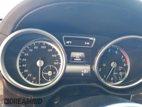 2016 Mercedes-Benz GL with VIN 4JGDF6EE5GA683885, listed as a Copart auction lot 81067954 with 120,651 mi miles and Salvage Title. Bid and sale history available at carsss.com. Image 9.
