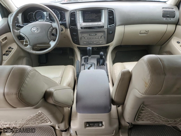 2006 Toyota Land Cruiser with VIN JTEHT05J162092353, listed as a Copart auction lot 52957305 with 233,005 mi miles and Salvage Title. Bid and sale history available at carsss.com. Image 8.