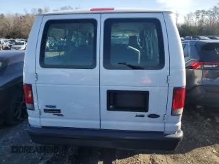 2013 Ford Econoline Passenger XL with VIN 1FMNE1BL4DDA74312, listed as a Copart auction lot 47883195 with 52,654 mi miles and Salvage title. Bid and sale history available at DreamBid. Image 6.