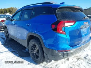 2024 GMC Terrain AT4 with VIN 3GKALYEG7RL133486, listed as a IAAI auction lot 41401177 with 12,518 mi miles and . Bid and sale history available at carsss.com. Image 3.