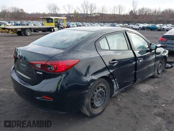 2015 Mazda 3 i SV with VIN JM1BM1T79F1237259, listed as a IAAI auction lot 40971092 with 140,871 mi miles. Bid and sale history available at carsss.com. Image 4.