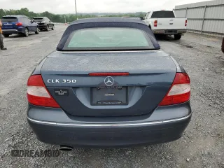 2007 Mercedes-Benz CLK 350 with VIN WDBTK56F87T083880, listed as a Copart auction lot 53689374 with 81,596 mi miles and Salvage Title. Bid and sale history available at DreamBid. Image 6.