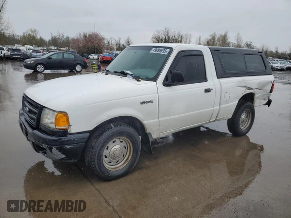 2003 Ford Ranger XL with VIN 1FTYR10D23PA42666, listed as a Copart auction lot 49998695 with 0 mi miles and Salvage Title. Bid and sale history available at carsss.com. Image 1.