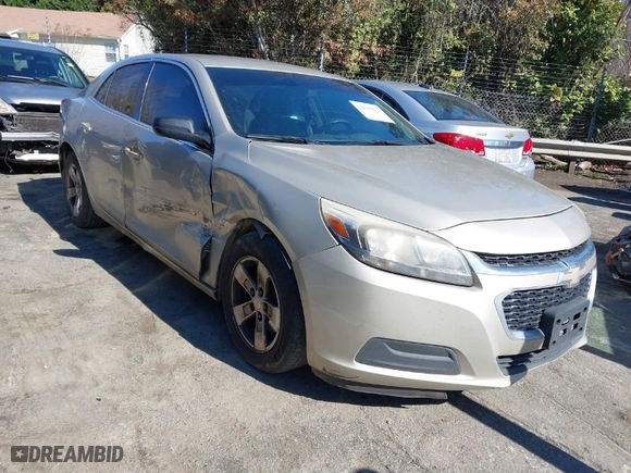2015 Chevrolet Malibu LS with VIN 1G11B5SL2FF351591, listed as a IAAI auction lot 41826151 with 265,589 mi miles. Bid and sale history available at carsss.com. Image 1.