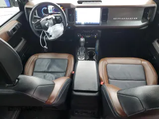 2023 Ford Bronco with VIN 1FMEE5DPXPLB37267, listed as a Copart auction lot 49710375 with 44,950 mi miles and Salvage Title. Bid and sale history available at DreamBid. Image 8.