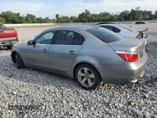 2007 BMW 5 Series 525i with VIN WBANE53507CY08060, listed as a Copart auction lot 53788985 with 156,355 mi miles and Salvage Title. Bid and sale history available at carsss.com. Image 2.
