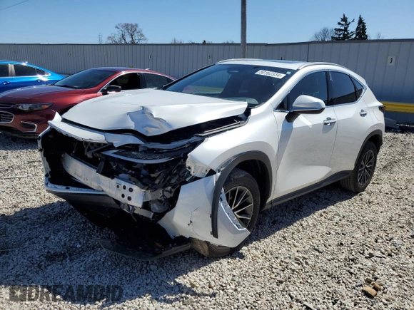 2023 Lexus NX with VIN JTJAGCEZ6P5004783, listed as a Copart auction lot 50162334 with 14,064 mi miles. Bid and sale history available at carsss.com. Image 1.