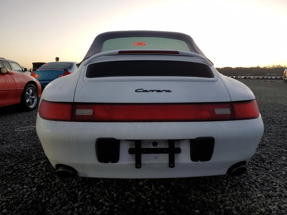 1997 Porsche 911 Carrera 4 with VIN WP0CA2999VS341514, listed as a Copart auction lot 75071014 with NaN miles and Salvage Title. Bid and sale history available at carsss.com. Image 6.