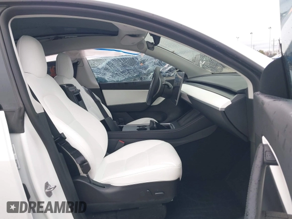 2022 Tesla Model Y Performance with VIN 7SAYGDEF1NF456829, listed as a IAAI auction lot 41448425 with 41,380 mi miles and . Bid and sale history available at DreamBid. Image 5.