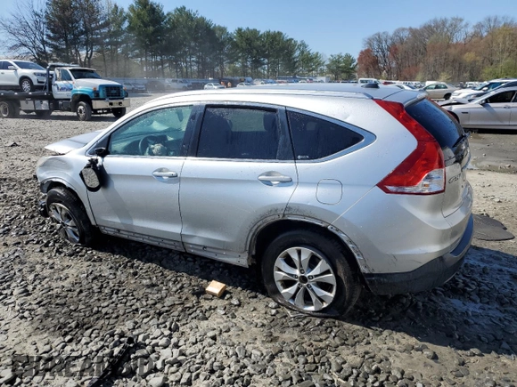 2012 Honda CR-V EX-L with VIN JHLRM4H79CC002291, listed as a Copart auction lot 53256975 with 188,712 mi miles and Salvage Title. Bid and sale history available at carsss.com. Image 2.