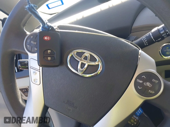 2012 Toyota Prius One with VIN JTDKN3DU1C1592757, listed as a IAAI auction lot 41368642 with 162,730 mi miles. Bid and sale history available at carsss.com. Image 11.