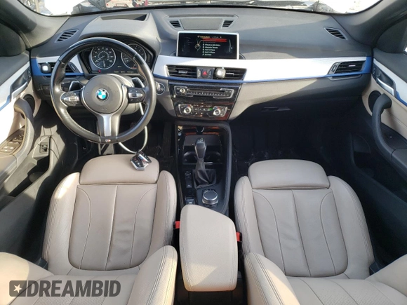 2017 BMW X1 xDrive28i with VIN WBXHT3C3XH5F77236, listed as a Copart auction lot 46406215 with 156,446 mi miles and Salvage Title. Bid and sale history available at DreamBid. Image 8.