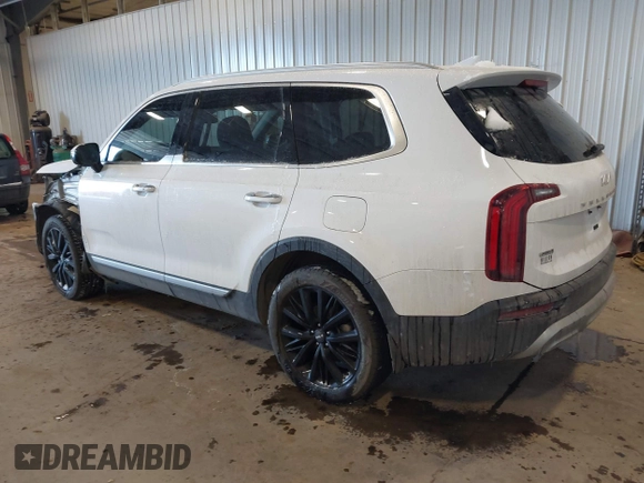 2022 Kia Telluride SX with VIN 5XYP5DHC6NG259616, listed as a IAAI auction lot 41528455 with 55,930 mi miles and . Bid and sale history available at DreamBid. Image 3.
