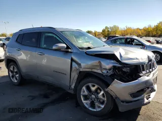 2020 Jeep Compass Limited with VIN 3C4NJDCB5LT233323, listed as a Copart auction lot 75712774 with 78,933 mi miles and Salvage Title. Bid and sale history available at carsss.com. Image 4.