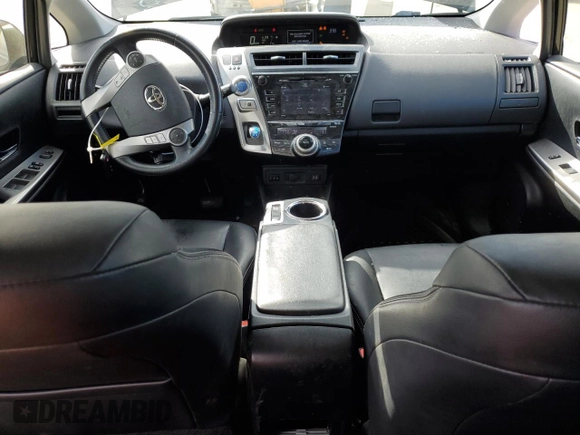 2016 Toyota Prius v Two with VIN JTDZN3EU2GJ054555, listed as a Copart auction lot 50606125 with 157,947 mi miles and Salvage Title. Bid and sale history available at carsss.com. Image 8.