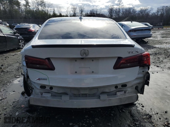 2019 Acura TLX w/A-Spec Pkg with VIN 19UUB1F65KA005237, listed as a Copart auction lot 47432635 with 102,866 mi miles and Salvage Title. Bid and sale history available at carsss.com. Image 6.