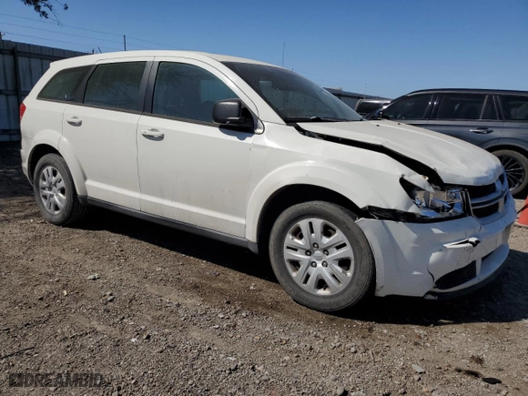 2014 Dodge Journey SE with VIN 3C4PDCAB3ET111947, listed as a Copart auction lot 48746895 with 167,103 mi miles and Salvage Title. Bid and sale history available at carsss.com. Image 4.