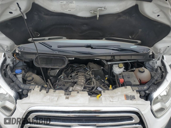 2017 Ford Transit Passenger XL with VIN 1FBAX2XG9HKA16734, listed as a Copart auction lot 44438005 with 34,029 mi miles and Salvage Title. Bid and sale history available at carsss.com. Image 12.
