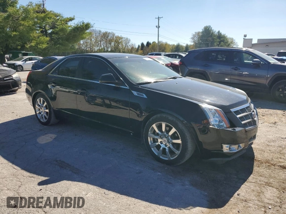 2009 Cadillac CTS RWD w/1SB with VIN 1G6DV57VX90134905, listed as a Copart auction lot 75233374 with 102,687 mi miles and Salvage Title. Bid and sale history available at carsss.com. Image 4.