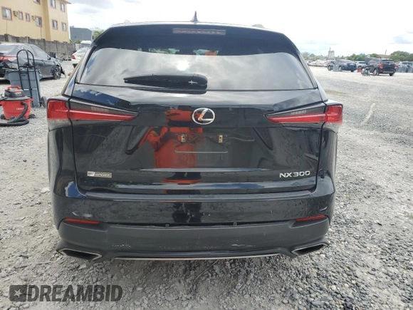 2021 Lexus NX 300 F Sport with VIN JTJSARBZ7M2200953, listed as a Copart auction lot 62469185 with 49,412 mi miles and Salvage title. Bid and sale history available at DreamBid. Image 6.