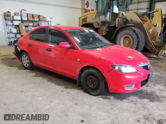 2008 Mazda Mazda3 i Touring Value with VIN JM1BK32F581811823, listed as a Copart auction lot 46530075 with 103,442 mi miles and Salvage Title. Bid and sale history available at carsss.com. Image 4.