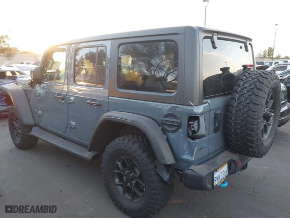 2024 Jeep Wrangler 4xe Sport S with VIN 1C4RJXN64RW337985, listed as a IAAI auction lot 41261982 with 1,845 mi miles. Bid and sale history available at carsss.com. Image 14.