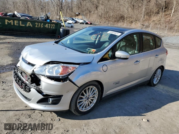 2016 Ford C-Max Energi SEL with VIN 1FADP5CU9GL117454, listed as a Copart auction lot 46304824 with 92,158 mi miles and Non Repairable. Bid and sale history available at carsss.com. Image 1.