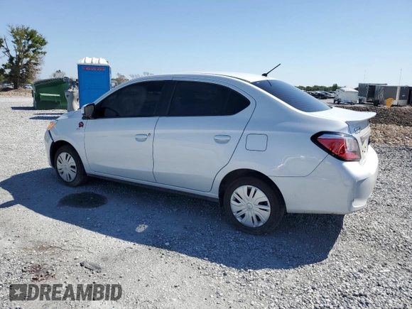 2023 Mitsubishi Mirage ES with VIN ML32FUFJXPHF06404, listed as a Copart auction lot 52619085 with 27,332 mi miles and Non repairable. Bid and sale history available at DreamBid. Image 2.