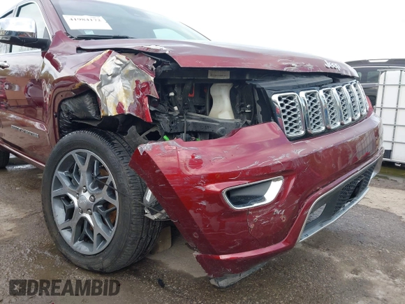 2019 Jeep Grand Cherokee High Altitude z VIN 1C4RJFCT3KC621988, wystawiony jako IAAI lot #41984172 z przebiegiem 40 990 mil mil oraz . Historia ofert i sprzedaży dostępna na DreamBid. Obrazek 6.