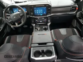 2024 Ford F-150 Raptor with VIN 1FTFW1RJ3RFB30519, listed as a Copart auction lot 45009115 with 15,151 mi miles and Salvage Title. Bid and sale history available at DreamBid. Image 8.