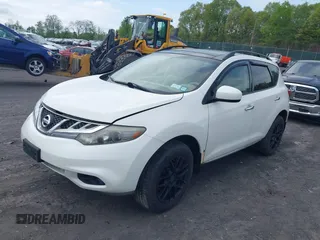 2012 Nissan Murano SV with VIN JN8AZ1MW2CW203024, listed as a IAAI auction lot 42235788 with 164,261 mi miles and . Bid and sale history available at carsss.com. Image 2.