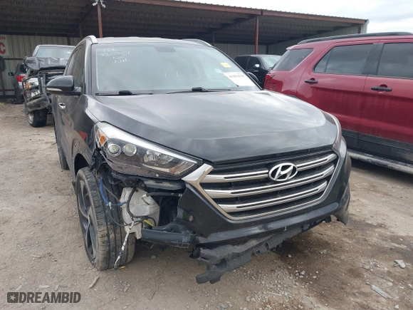 2016 Hyundai Tucson Eco with VIN KM8J3CA25GU257036, listed as a IAAI auction lot 41453539 with 68,235 mi miles. Bid and sale history available at carsss.com. Image 6.