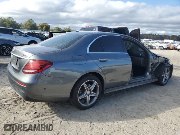 2017 Mercedes-Benz E 300 Luxury with VIN WDDZF4KBXHA063551, listed as a Copart auction lot 84860314 with 134,067 mi miles and Salvage title. Bid and sale history available at DreamBid. Image 3.