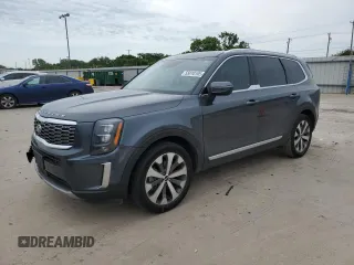 2021 Kia Telluride EX with VIN 5XYP3DHCXMG119623, listed as a Copart auction lot 55810105 with 54,803 mi miles and Salvage title. Bid and sale history available at DreamBid. Image 1.