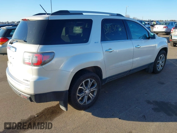 2014 GMC Acadia SLT with VIN 1GKKVSKD7EJ274677, listed as a IAAI auction lot 41240964 with 176,282 mi miles. Bid and sale history available at carsss.com. Image 4.