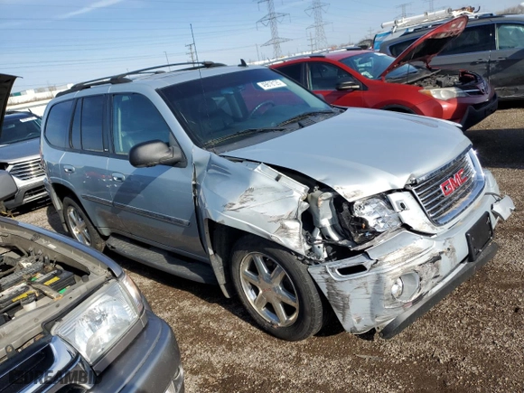 2008 GMC Envoy SLE2 with VIN 1GKDT13S182163210, listed as a Copart auction lot 49818125 with 169,147 mi miles and Salvage Title. Bid and sale history available at carsss.com. Image 4.