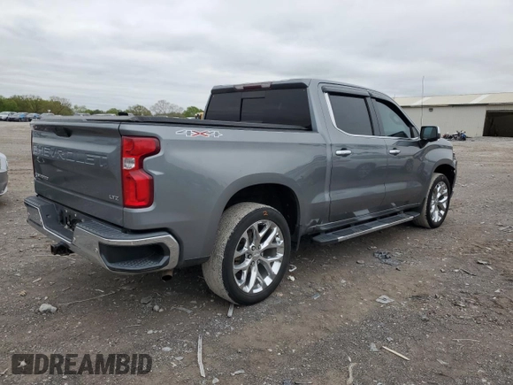2019 Chevrolet Silverado 1500 LTZ with VIN 3GCUYGED7KG146635, listed as a Copart auction lot 52259085 with 91,830 mi miles and Salvage Title. Bid and sale history available at DreamBid. Image 3.