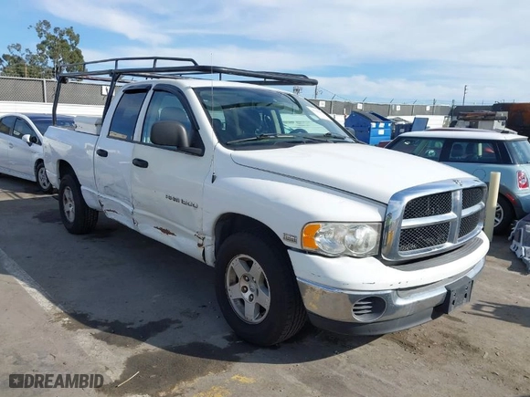 2005 Dodge Ram 1500 SLT with VIN 1D7HA18D25J543516, listed as a IAAI auction lot 41762478 with 260,378 mi miles. Bid and sale history available at carsss.com. Image 1.