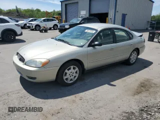 2007 Ford Taurus SE with VIN 1FAFP53U97A112369, listed as a Copart auction lot 56670245 with 95,855 mi miles and Salvage title. Bid and sale history available at DreamBid. Image 1.