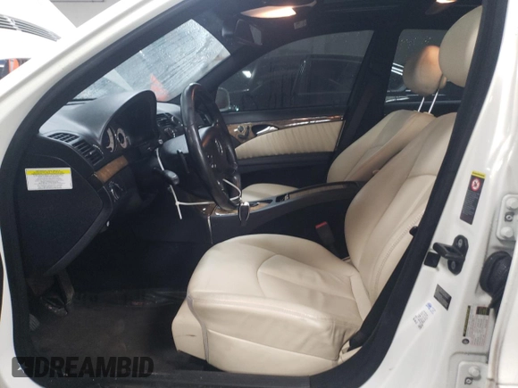 2009 Mercedes-Benz E-Class Luxury 3.5L with VIN WDBUF56X39B421390, listed as a Copart auction lot 47384395 with 125,642 mi miles and Salvage Title. Bid and sale history available at carsss.com. Image 7.
