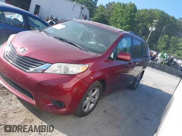 2012 Toyota Sienna LE AAS with VIN 5TDKK3DC8CS263136, listed as a IAAI auction lot 42404929 with 229,848 mi miles and . Bid and sale history available at DreamBid. Image 14.